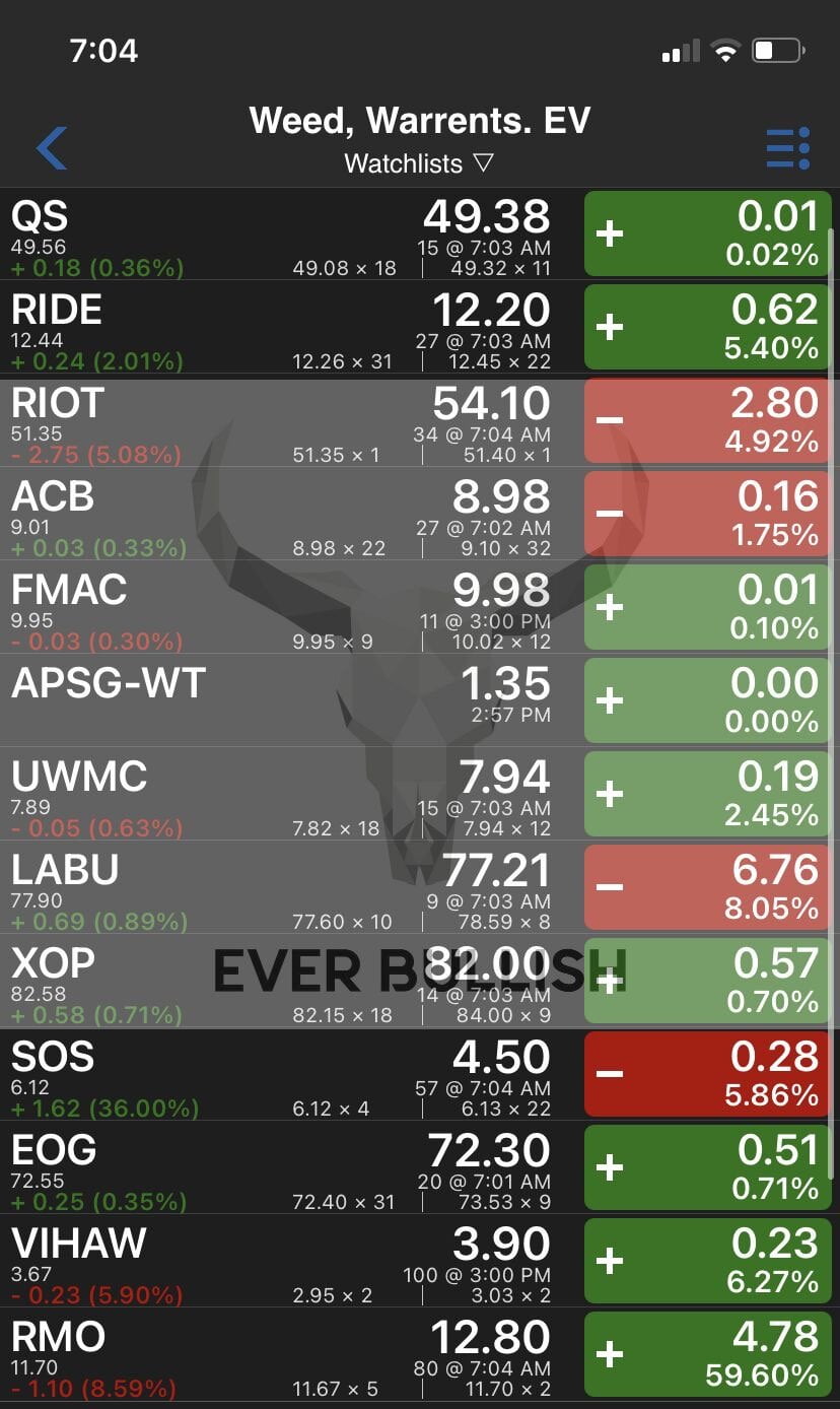 April 7th- $SOS and Bitcoin trade, BULLISH on $RMO and the rest! 1 IMG 57084